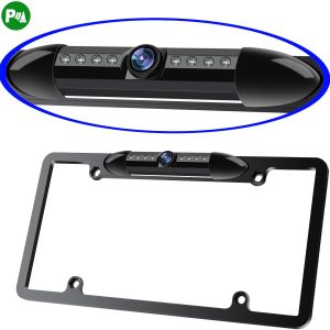 Night Vision License plate freame car rearview camera