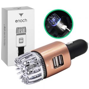 Enoch Car Air Purifier with USB Car Charger 