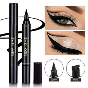 Shake Beauty Eyeliner Stamp – Vogue Effects Black, Waterproof Make Up, Smudgeproof, Winged Long Lasting Liquid Eye Liner Pen, Vamp Style Wing, 1 Pen in a Pack (10mm Classic)