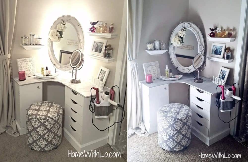 Making Your Own Makeup Vanity, How To Build A Vanity Table