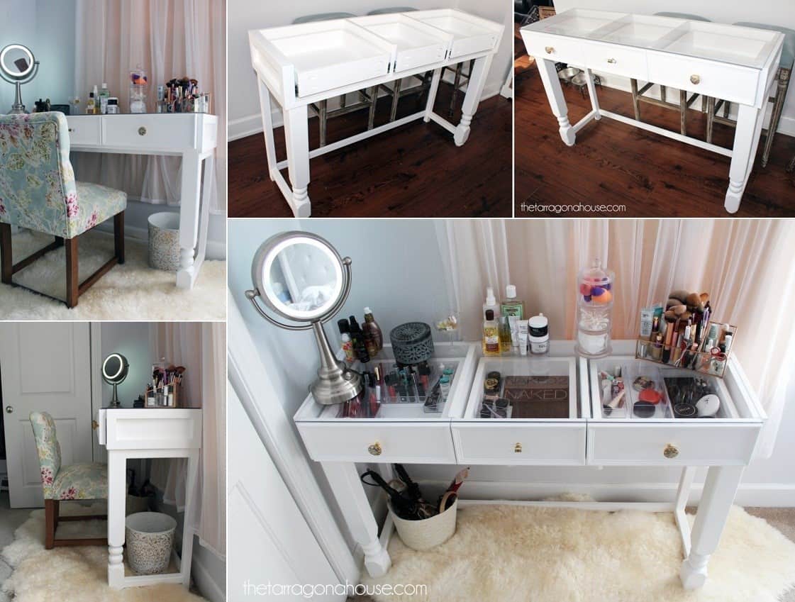 18 Beautiful Diy Vanity Tables Remodel Or Move