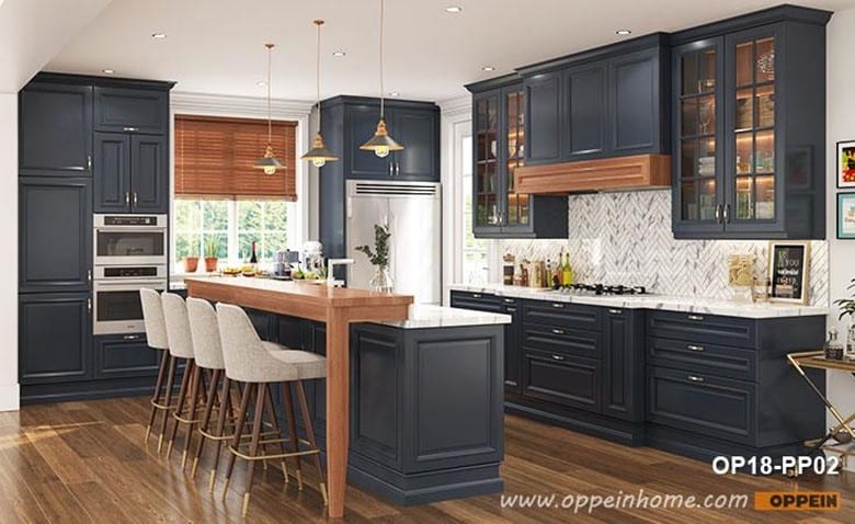 Fitting Your Blue Kitchen Cabinet Into Your Kitchen Decor