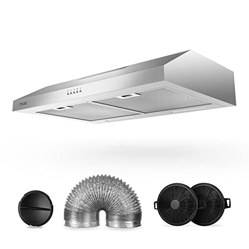 Best 30 Inch Ductless Under Range Hood (2023 Update) Liquid Image